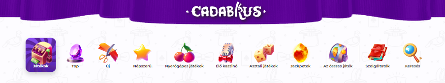 Сadabrus Online Játékok.